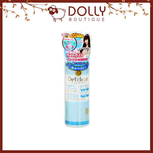 Tẩy Da Chết Mặt Dạng Gel Meishoku Không Mùi Detclear Bright & Peel Facial Peel Peeling Jelly 180ml