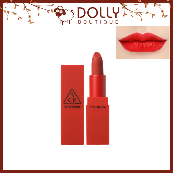 Son thỏi lì 3CE Red Recipe Matte Lip Color 3.5gr  #214 SQUEEZING