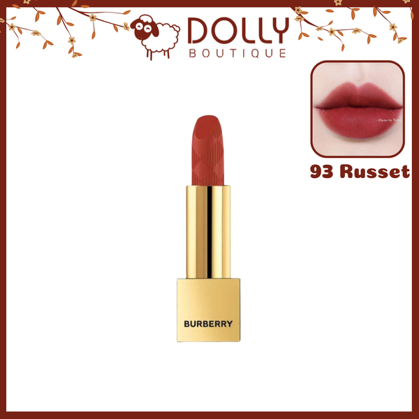 Son Thỏi Burberry Kisses Matte #93 Russet ( Màu Đỏ Đất )