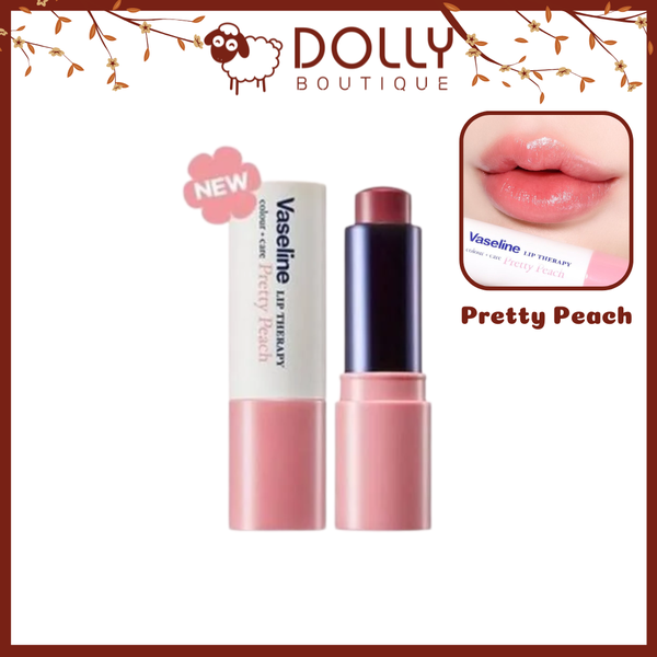 Son Dưỡng Môi Có Màu Vaseline Lip Therapy Colour Stick #Pretty Peach (Màu Hồng Đào) 4.2g