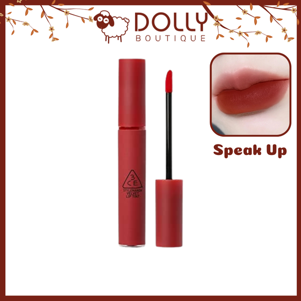 Son Kem Lì 3CE  Velvet Lip Tint #Speak Up ( Màu Đỏ Rượu )