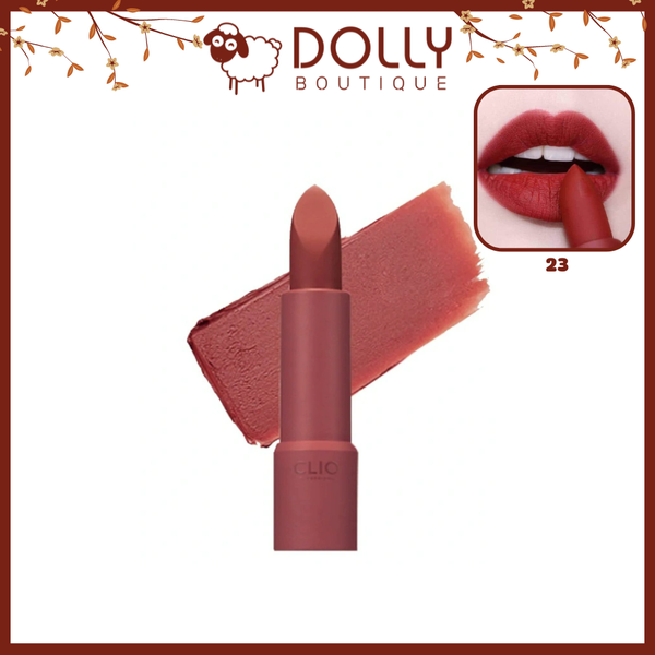 Son Thỏi Clio Rouge Heel Velvet Lip màu 23