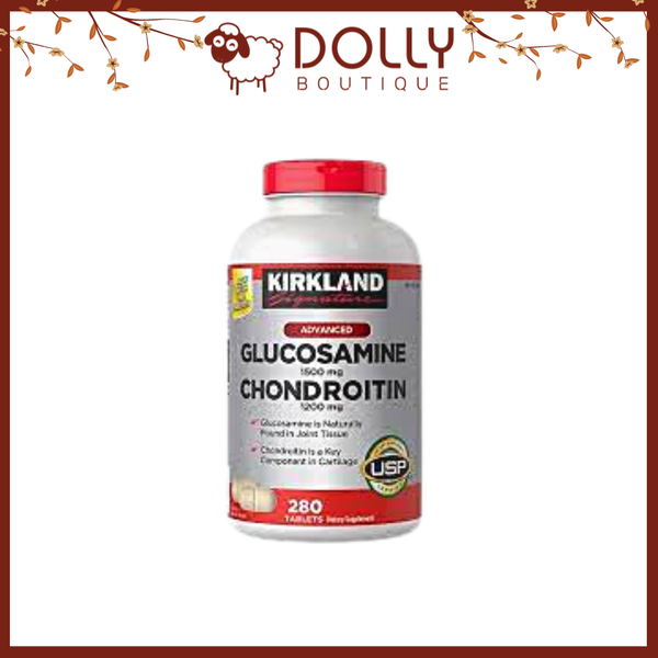 Viên Uống Bổ Xương Khớp Kirkland Glucosamin 1500mg & Chondroitin 1200mg -  280v