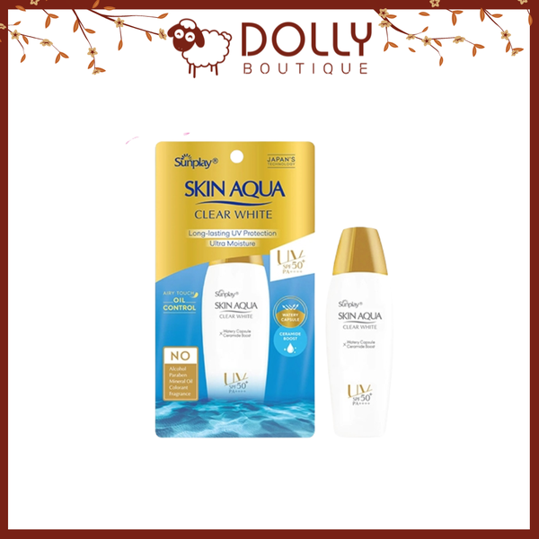 Sữa Chống Nắng Dưỡng Da Sáng Mịn Sunplay Skin Aqua Clear White SPF50+ PA++++ ( 55g)