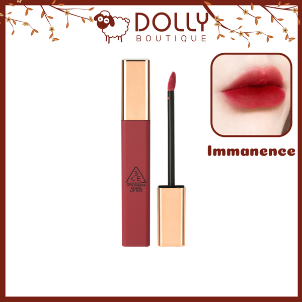 Son Kem Lì 3CE Cloud Lip Tint #Immanence ( Màu Đỏ Trầm )