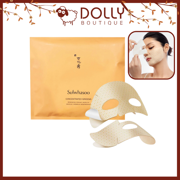 Mặt Nạ Giấy Chống Lão Hóa Sulwhasoo Concentrated Ginseng Renewing Creamy Mask - 18g