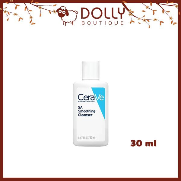 Sữa Rửa Mặt Mini Dành Cho Da Nhạy Cảm CeraVe SA Smoothing Cleanser 30ml