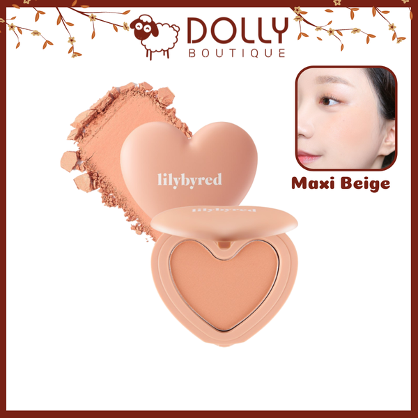 Phấn Má Hồng Lilybyred New Luv Beam Cheek #06 Maxi Beige (Tông Cam Nude )- 4.7g