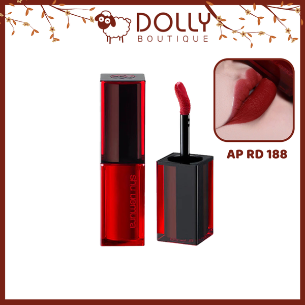 Son Kem Lì Shu Uemura Rouge Unlimited Amplified Pigment #AP RD 188 (Màu Đỏ Đất Ánh Cam)