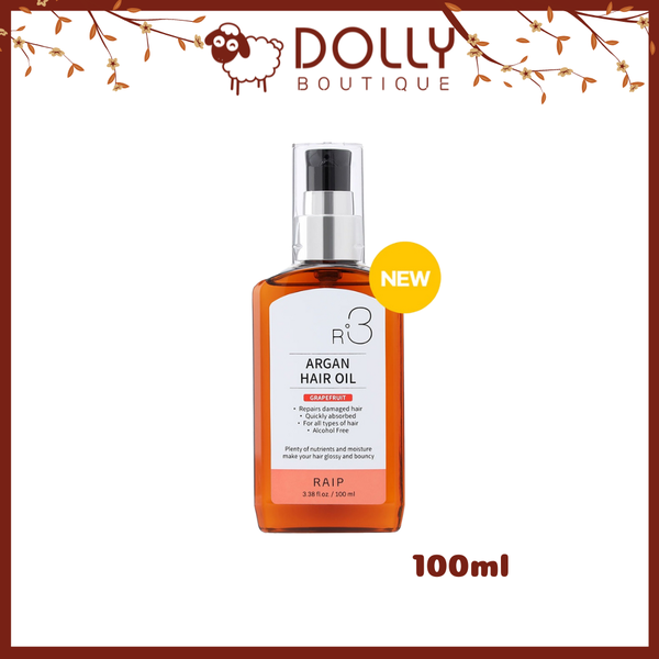 Dầu Dưỡng Tóc Giúp Hồi Phục Tóc Hư Tổn Raip R3 Argan Hair Oil #Grapefruit 100ml