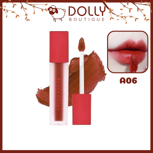 Son Kem Lì Black Rouge Air Fit Velvet Tint  #A06 Brick Red (Màu Đỏ Nâu Trầm) - 4.5g