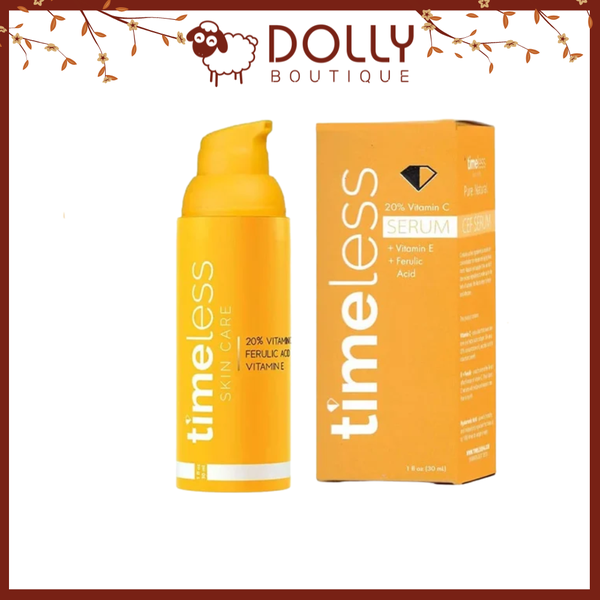 Tinh Chất Dưỡng Sáng Da, Mờ Vết Thâm Timeless 20% Vitamin C + E Ferulic Acid Serum - 30ml