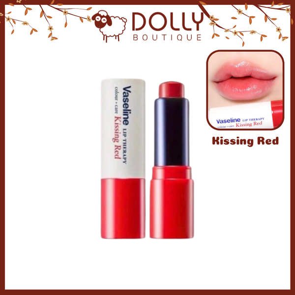 Son Dưỡng Môi Có Màu Vaseline Lip Therapy Colour Stick #Kissing Red (Màu Đỏ Cherry) 4.2g