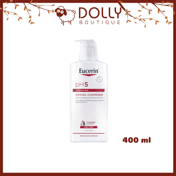Sữa Rửa Mặt Dành Cho Da Nhạy Cảm Eucerin pH5 Facial Cleanser 400ml