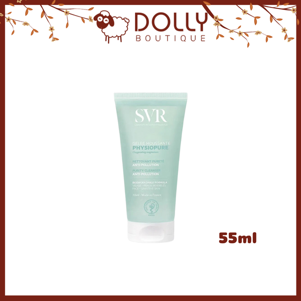 Gel Rửa Mặt Dành Cho Da Nhạy Cảm SVR Physiopure Gelee Moussante Cleansing Foaming - 55ml [Nhập Khẩu]