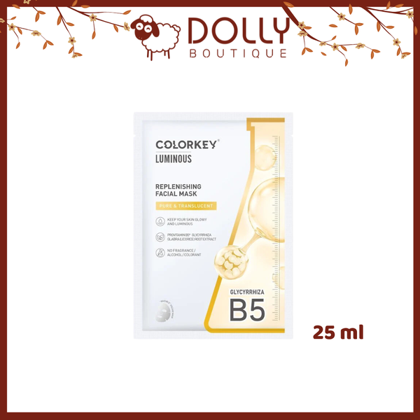 Mặt Nạ Miếng Dưỡng Ẩm, Dịu Da Colorkey Luminous Replenishing Facial Mask 25ml