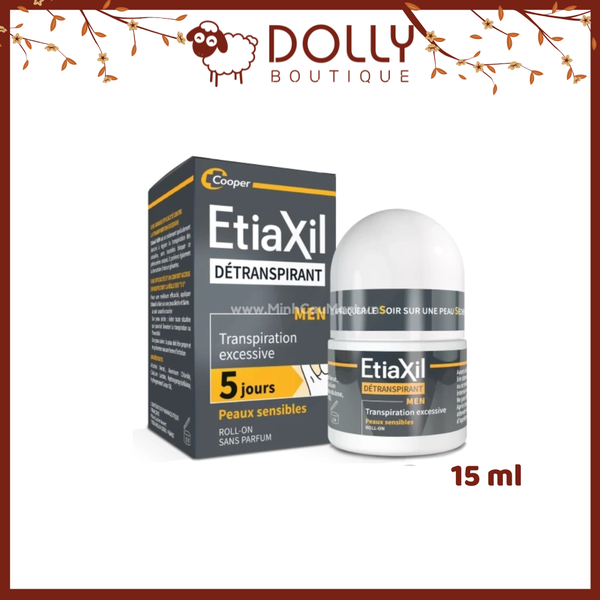 Lăn Khử Mùi Cho Nam Etiaxil Detranspirant Men Peaux Sensibles Roll - On 15ml