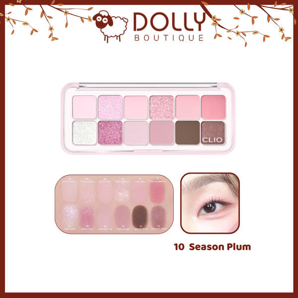 Phấn Mắt 12 Ô Clio Pro Eye Pallete Air Every Fruit Grocery #10 Season Plum 25g