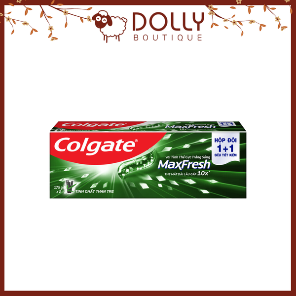 Kem Đánh Răng Từ Than Tre Sáng Colgate MaxFresh - 173g/ 1 hộp