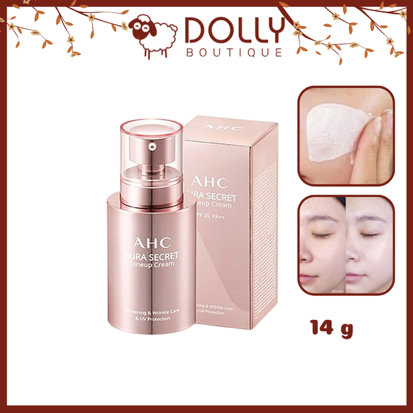 Kem Dưỡng Da Nâng Tông Căng Mướt AHC Aura Secret Toneup Cream 50g