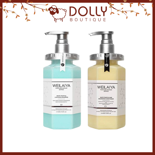 Bộ Dầu Gội Xả Phục Hồi Đa Tầng Nấm Truffle Weilaiya - 450mlx2