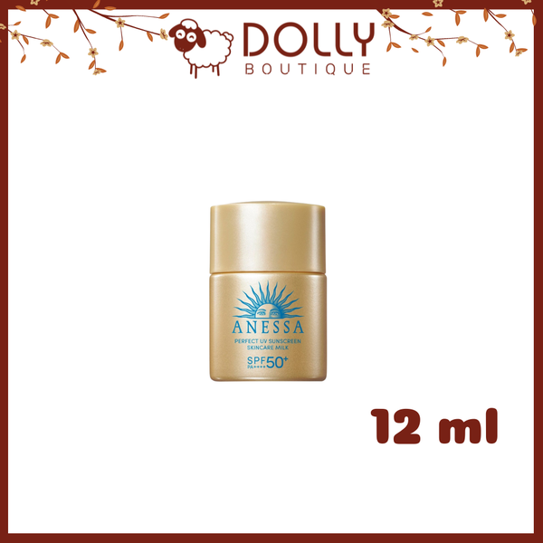 Sữa Chống Nắng Dưỡng Da, Kiềm Dầu Anessa Perfect UV Sunscreen Skincare Milk SPF50+/PA++++ 12ml