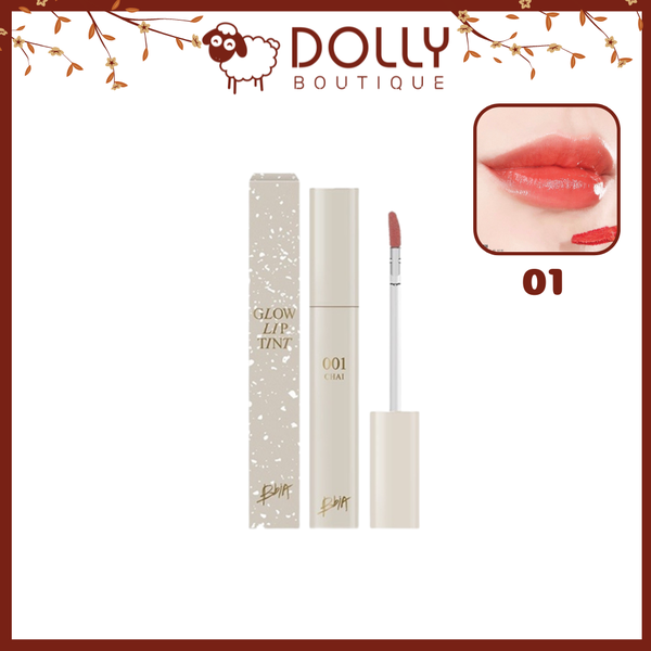 Son Tint Bóng Bbia Glow Lip Tint  #01 Chai ( Màu Cam Đào )