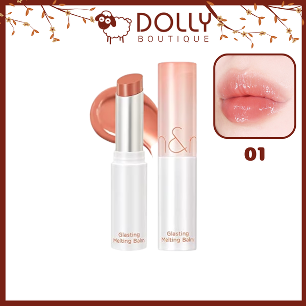 Son Dưỡng Có Màu Romand Glasting Melting Balm #01 Coco Nude ( Màu Nude )- 3.5g