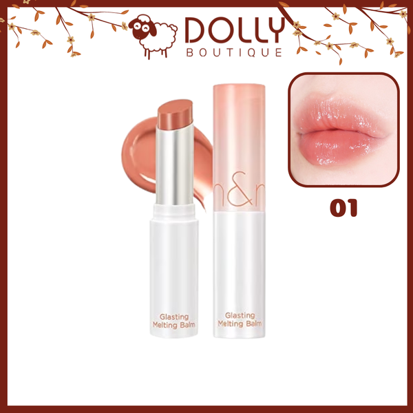 Son Dưỡng Có Màu Romand Glasting Melting Balm #01 Coco Nude (Màu Nude)- 3.5g