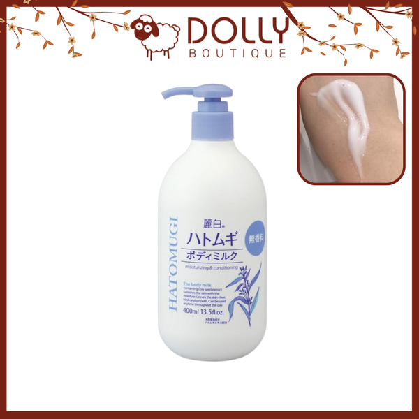 Sữa Dưỡng Thể Dùng Ban Đêm Hatomugi Moisturizing & Conditioning The Body Milk - 400ml