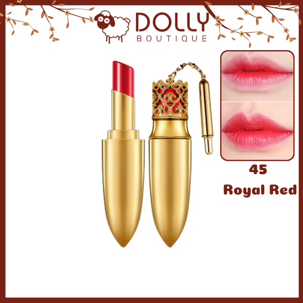 Son Thỏi Có Độ Ẩm Whoo Gongjinhyang Mi Luxury Lip Rouge #45 Royal Red (Màu Đỏ Hoàng Gia) - 6g