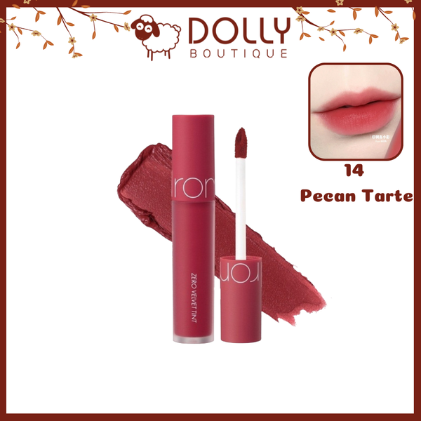 Son Kem Lì Romand Zero Velvet Tint #14 Pecan Tarte ( Màu Hồng Đất )