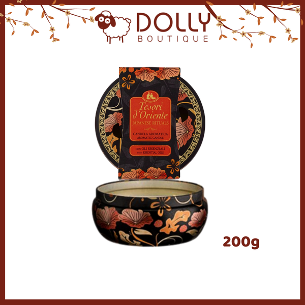 Nến Thơm Hương Hoa Trà Tesori d’Oriente Japanese Rituals Aromatic Candle 200g
