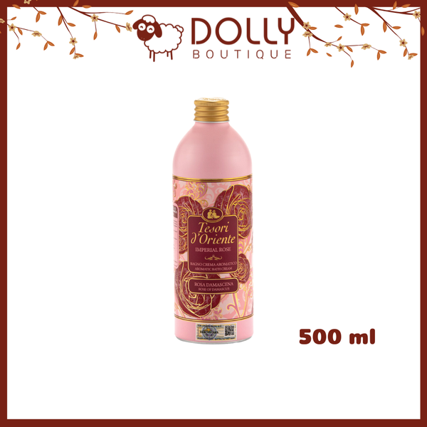 Sữa Tắm Nước Hoa Tesori D'Oriente Rose Of Damacus Aromatic Bath Cream (Hương Hoa Hồng) 500ml