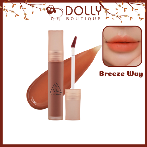 Son Kem Lì Dạng Tint 3CE Blur Water Tint #Breeze Way ( Màu Cam Cháy Nâu ) - 4.6g