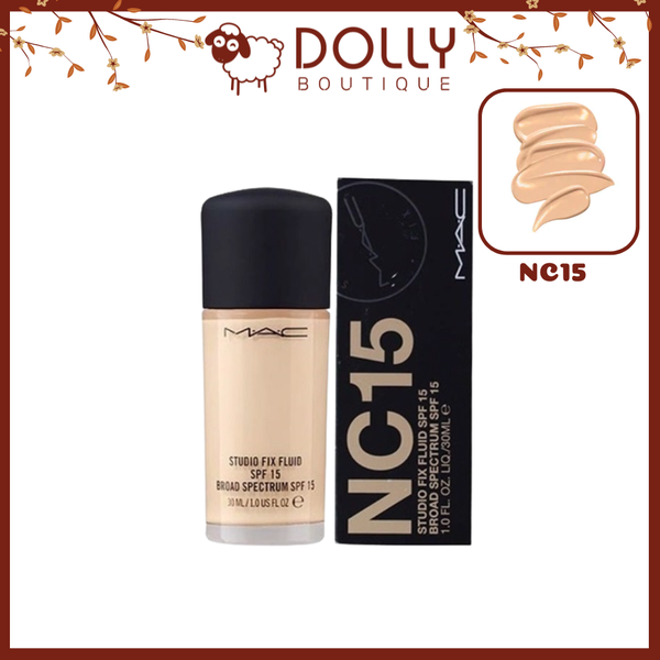 Kem Nền MAC  Studio Fix Fluid SPF15 NC15 - 30ml