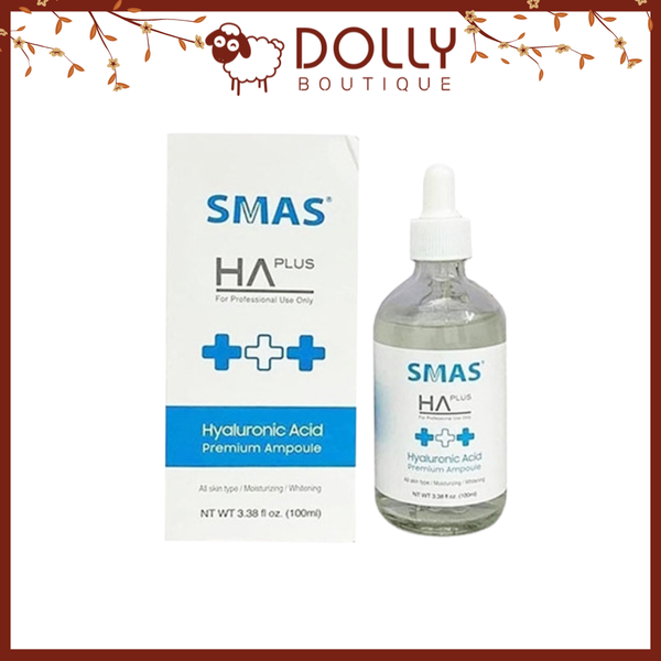 Tinh Chất Cấp Nước SMAS Hyaluronic Acid Premium Ampoule - 100ml