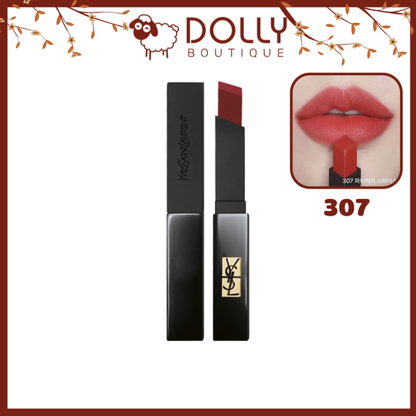 Son Thỏi Lì YSL The Slim Velvet Radical Matte Lipstick #307 Fiery Spice ( Màu Đỏ Cam )