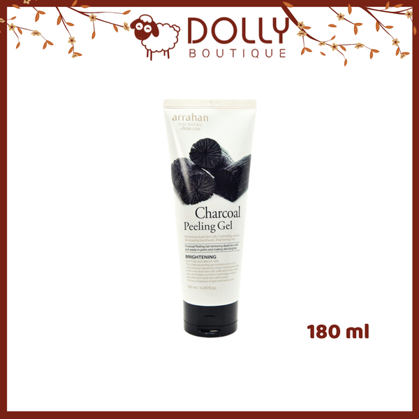 Tẩy Da Chết Arrahan Pure Natural Clean Care Charcoal Peeling Gel 180ml