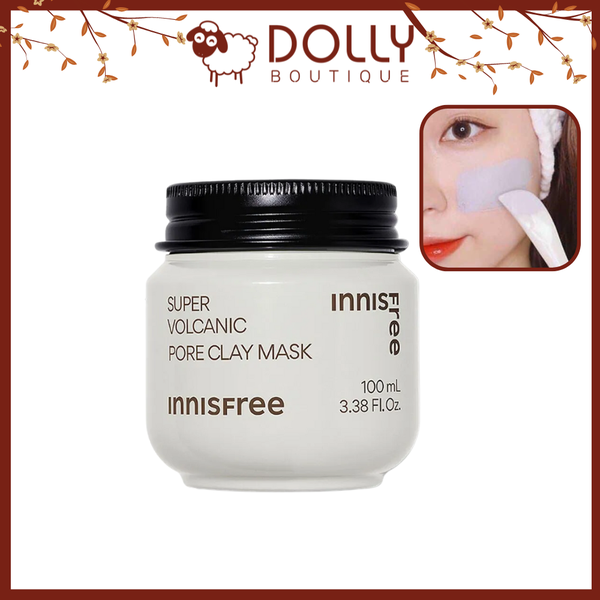 Mặt Nạ Rửa Đất Sét Tro Núi Lửa Innisfree Super Volcanic Pore Clay Mask 2X - 100 ml