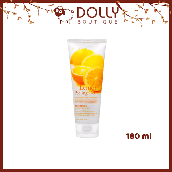 Tẩy Da Chết Arrahan Pure Natural Clean Care Lemon Peeling Gel 180ml