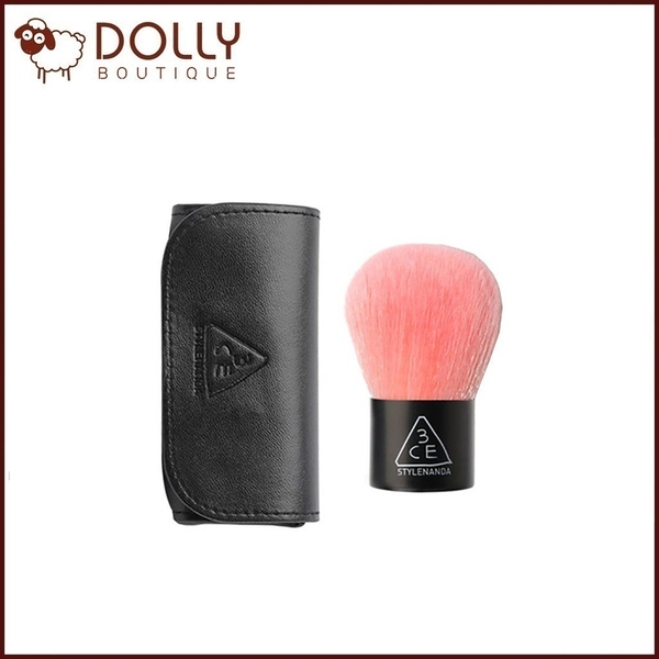 Cọ Phủ Đa Năng Má Hồng + Phấn Phủ 3CE Kabuki Brush