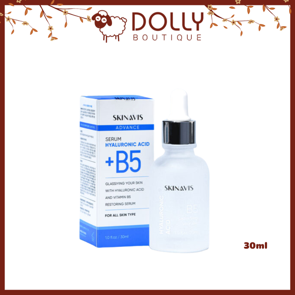 Tinh Chất Cấp Ẩm Và Phục Hồi Skinavis Hyaluronic Acid & Niacinamide + B5 - 30ml