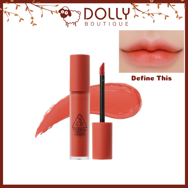 Son Kem Lì 3CE Soft Lip Lacquer Define This 6g