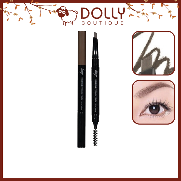 Chì Kẻ Mày The Face Shop Designing Eyebrow Pencil   #02 Gray Brown - Xám Nâu