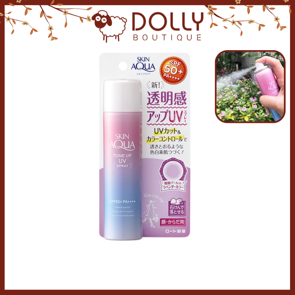 Xịt Chống Nắng Nâng Tone Skin Aqua Tone Up UV Spray 70g