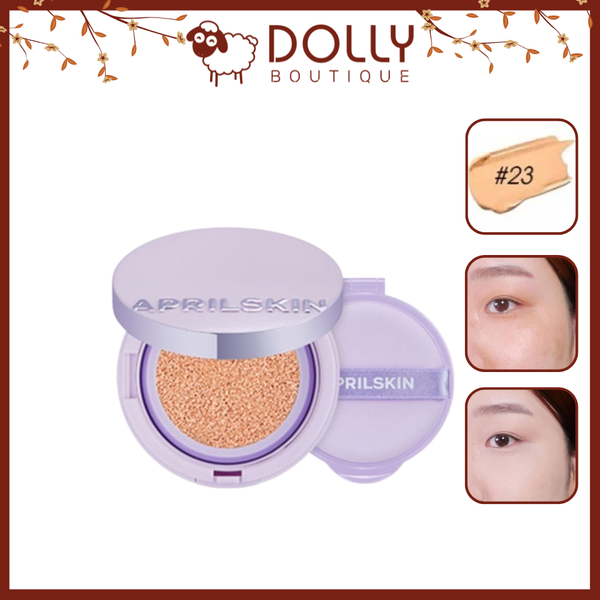 Phấn nước Aprilskin Ultra Slim Cushion SPF50+ PA+++ 23 - Da Trung Bình