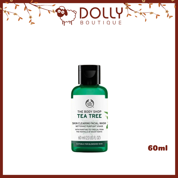 Sữa Rửa Mặt Mini The Body Shop Tea Tree Skin Clearing Facial Wash 60ml