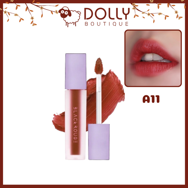 Son Kem Lì Black Rouge Air Fit Velvet Tint  #A11 Tanned Camellia ( Màu Đỏ Hồng Đất ) - 4.5g