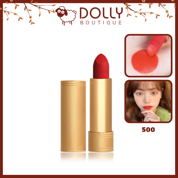 Son Thỏi Gucci Matte Lipstick 500 Odalie Red